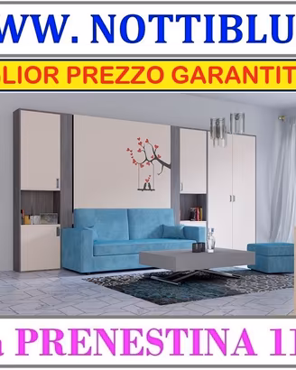 Letto a Scomparsa CONFOR2 piazze MATERASSO OMAGGIO