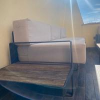 Set terrazzo: divano 3 posti, poltrona, tavolo