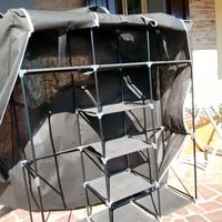 armadio e scarpiera in stoffa