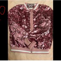Giacca bambina paillettes