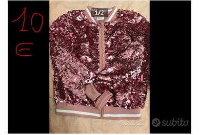 Giacca bambina paillettes