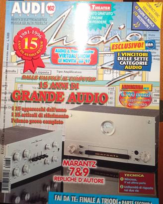 Rivista AUDIO REVIEW n° 162 del 1996