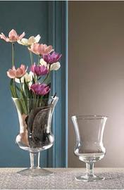 Vaso in Vetro Trasparente Con Gambo