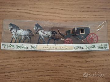 Brumm carrozza Papa Pio X 4 cavalli