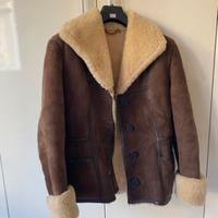 Cappotto montone shearling vintage