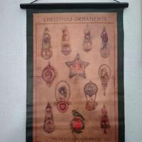 Nuovo pannello natalizio pelle con simboli natale