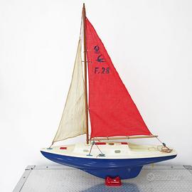 Modello vintage anni '70 Barca a Vela