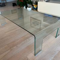 Tavolo cristallo da salotto - Calligaris