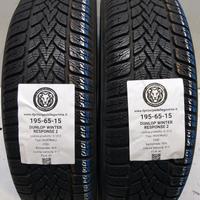 2 GOMME 195 65 15 DUNLOP A61312