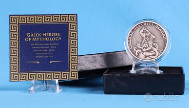 Niue 2023 - Moneta 1 Oz Argento - 2 $ - Hercules