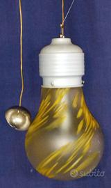 coppia di lampadari in vetro di Murano