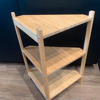 Sottolavabo/scaffale angolare, bambù