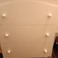 Lettino con materasso e fasciatoio Erbesi