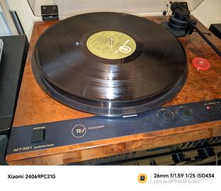 Giradischi Teksonor MT 301 + puntina Acutex 415