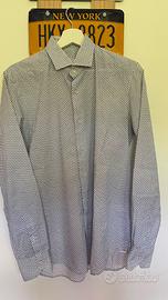 Camicia Xacus Slim Fit – Fantasia Micro-Medaglioni