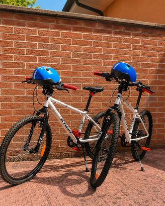 🚲🚲 2 MTB BTwin Rockrider 300 24" + 2 caschetti