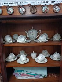 Servizio da Tè/Caffè 12 Persone Porcellana Vintage