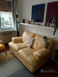 Divano in pelle 2 posti