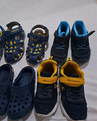  lotto scarpe e sandali bambino