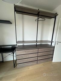 Cabina armadio su misura - comodini - come nuovo