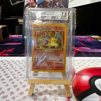 Charizard set base prima edizione - beckett 7.5