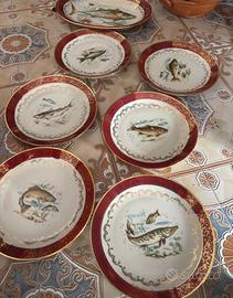 Servizio da pesce porcellana bavaria