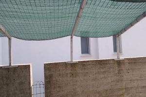 Tettoia in ferro con antigrandine