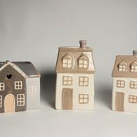 Set 3 Casette Decorative in Ceramica Boltze Home