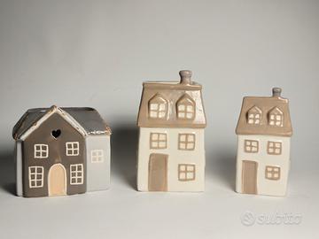 Set 3 Casette Decorative in Ceramica Boltze Home