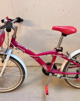 Bici da bambina btwin misura 20