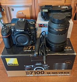 Nikon D7100 kit + obiettivi