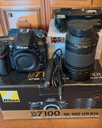 Nikon D7100 kit + obiettivi