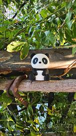 Panda effetto ricamo