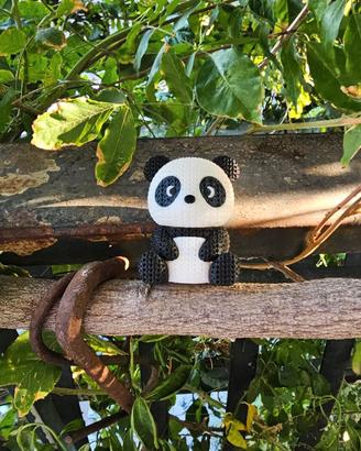Panda effetto ricamo