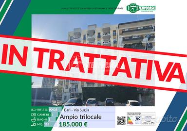 AMPIO TRILOCALE CON CANTINA E P. AUTO, VIA SUGLIA