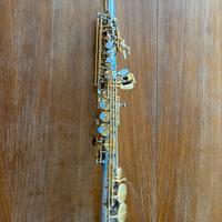 Sax Soprano Rampone & Cazzani R1 Jazz argento oro