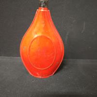 Antica Fiaschetta in latta per polvere da sparo