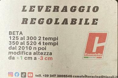 Beta 300 leveraggio regolabile Camoletto/faro led