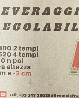 Beta 300 leveraggio regolabile Camoletto/faro led