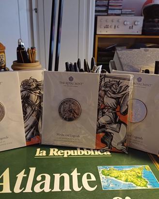 Miti e Legende - Ciclo Arturiano - Royal Mint 5£