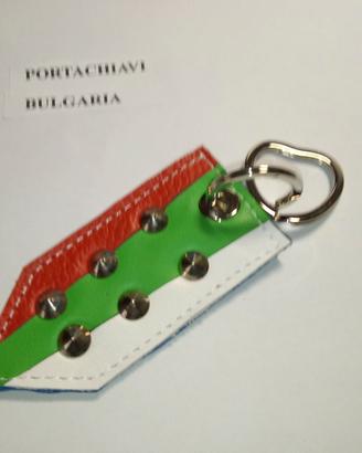 mini stock di portachiavi con i colori di Bulgaria
