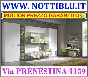 Letto a Scomparsa Castello UGO 2 MATERASSI OMAGGIO