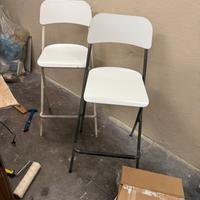 2 sgabelli bar IKEA Franklin, pieghevoli