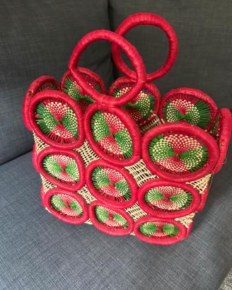 Borsa artigianale intrecciata