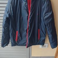 Piumino double face Marlboro Classics blu e rosso