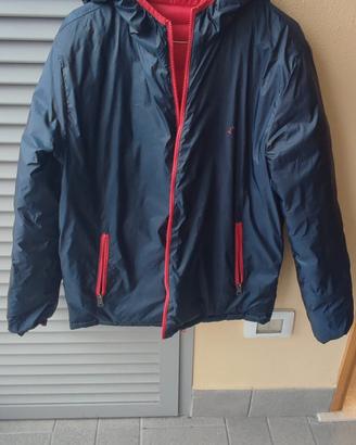 Piumino double face Marlboro Classics blu e rosso
