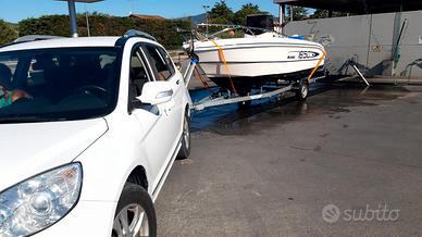 Open 18.50 - selva 40 - carrello