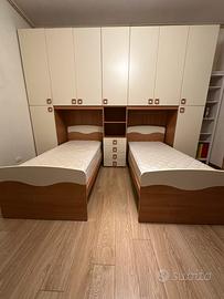Struttura letto per ragazzi/e (materassi inclusi)