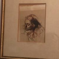 QUADRO PIETRO ANNIGONI RITRATTO DI NORA