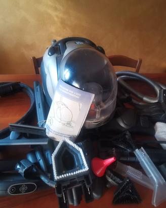 Macchina multifunzione aspirazione e vapore insiem